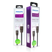 Philips 3A 45W UsbA to Universal Micro Hızlı Data ve Şarj Kablosu 1.8Metre DLC2519CB/97 thumbnail 4