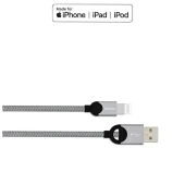 Philips Apple MFI Lisanslı UsbA to Lightning 1.2Metre Hızlı Data ve Şarj Kablosu Gri DLC2508N thumbnail 3