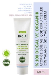 INCIA 100 Doğal Atopiğe Eğilimli Ciltler İçin Jel Krem Çok Kuru Ciltler İçin Yalancı İğde Yağı 60 ml - 1