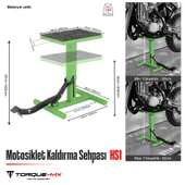 Torque-MX Motosiklet Kaldırma Sehpası HS1 Yeşil - 5