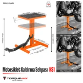 Torque-MX Motosiklet Kaldırma Sehpası HS1 Turuncu - 5
