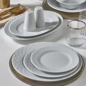 GÜRAL PORSELEN Alfa 60 Parça 12 Kişilik Yemek Takımı - 3