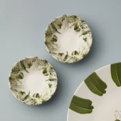 GÜRAL PORSELEN Camelia 30 Parça 6 Kişilik Bone Kahvaltı Takımı - 3000 - 4