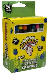 WarHeads Blue Raspberry Scented 24 Renk Pastel Boya - 1