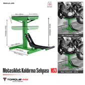Torque-MX Motosiklet Kaldırma Sehpası HS3 Yeşil - 5