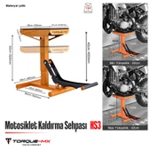 Torque-MX Motosiklet Kaldırma Sehpası HS3 Turuncu - 5