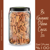 Pikan Cevizi İçi Bi Kavanoz 660 cc. Cam Kavanozda Saf Katkısız Pikan Ceviz İç Pecan Nuts - 3