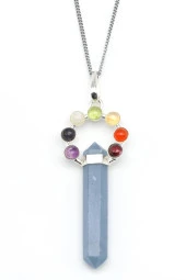 Anjelit - Çakra Doğal Taş Kolye thumbnail 1