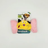 EuroDog Örgü Peluş Kemik Köpek Oyuncağı 19,5x11 Cm - 1
