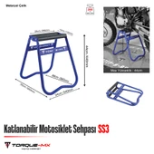 Torque-MX Katlanabilir Motosiklet Sehpası SS3 Lacivert - 5