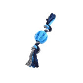Zampa Dental Toplu Diş İpi Köpek Oyuncağı, Mavi 28 Cm - 1