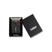 Zippo Çakmak 49778 Rose Dagger Tattoo Design - 5