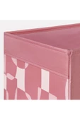 Dröna Kutu, Pembe 33x38x33 cm Düzenleyici Kutu Ev Düzeni Düzenleme Saklama Kutusu Kare - 3