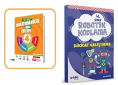 KIRMIZI BEYAZ 4.SINIF MATEMATİKTE 4 İŞLEM VE ARTIBİR YAYINCILIK ROBOTİK KODLAMA (2 Kitap) - 1