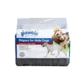 Pawise Kullan At Erkek Köpek Alt Bezi Siyah M - 1