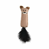 Zampa Tüylü Tilki Peluş Kedi Oyuncağı , 5,2x18 Cm - 1