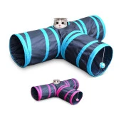 Kedi Oyun Tüneli Toplu 3 yönlü 80 x 50 x 25 cm thumbnail 1