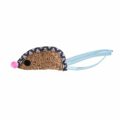 Zampa Kahverengi Hasır Fare Kedi Oyuncağı, 18x4,6 Cm - 1
