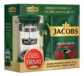 Jacobs Monarch Aromalı Filtre Kahve 500 gr + French Press SETİ - 2