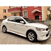 Citroen C Elysee Yan Marşpiyel Takımı - Fiber - Boyasız  Uyumlu - 2