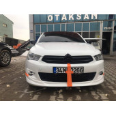 Citroen C Elysee Ön Tampon Eki - Fiber - Boyasız - 1