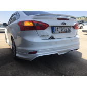 Focus 3 Sedan Uyumlu Arka Tampon Eki - Fiber - Boyasız - 1