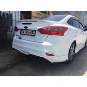 Focus 3 Sedan Uyumlu Arka Tampon Eki - Fiber - Boyasız - 2
