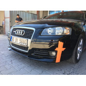 Audi A3 Ön Tampon Eki - Fiber - Boyasız - 2
