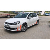Vw Golf 6 Gti Yan Marşpiyel Takımı - Plastik - Parlak Siyahg - 1