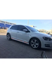 Vw Golf 7 Yan Marşpiyel Takımı - Plastik - Parlak Siyah - 2