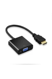 TrkTech Hdmi To Vga Çevirici Dönüştürücü Monitör Kablosu - 1