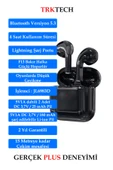 TrkTech Pro 5 Plus Siyah 5.3 Bluetooth Versiyon Premium A Kalite Hd Ses Performanslı Bluetooth Kulaklık - 3