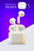 TrkTech Pro 5 Plus Premium A Kalite Bluetooth Sürüm 5.3 Kılıf Hediyeli Bluetooth Kulaklık - 1