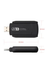 TrkTech Çift Antenli Ac1300 Mbps Dual Band Usb 3.0 Adaptör Kablosuz Wifi Adaptörü - 2