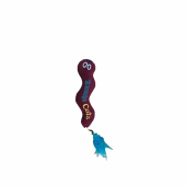 Zampa Matatabi Tırtıl Figürlü Kedi Oyuncağı  11 Cm - 1