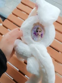 Kulakları Hareket Eden Sesli Peluş Elsa Kulaklık Taç - 3
