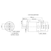 RS775 DC Motor 12V 3000Rpm - 8