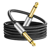 Gitar anfi ara bağlantı kablosu 6,35mm mono TS jaklı kablo 5m thumbnail 2