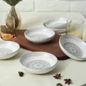 Keramika Keraart Stone Halka Çerezlik/Sosluk 13 Cm 6 Adet 21427 - 1