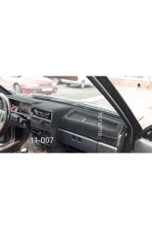 Lada Vaz 1990-2004 Modelleri Için Uygun Torpido Koruma Halısı Siyah Kenar Renk Siyah thumbnail 2