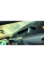 Dacia Dokker Için Uygun Torpido Koruma Halısı Siyah Kenar Renk Siyah thumbnail 1