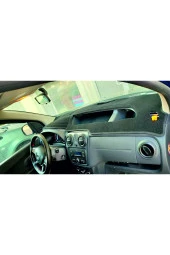 Dacia Dokker Için Uygun Torpido Koruma Halısı Siyah Kenar Renk Siyah thumbnail 2