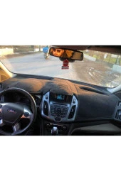 Ford Tourneo Connect 2015-2020 Modelleri Için Uygun Torpido Koruma Halısı Siyah Kenar Renk Siyah thumbnail 1