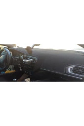 Peugeot 301 Için Uygun Torpido Koruma Halısı Siyah Kenar Renk Siyah thumbnail 2