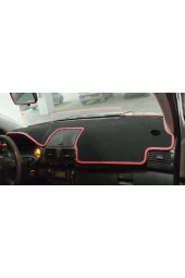 Toyota Avensis 2003-2009 Modelleri Için Uygun Torpido Koruma Halısı Siyah Kenar Renk Kırmızı thumbnail 2