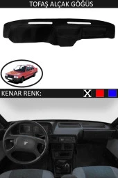 Tofaş Alçak Göğüs Için Uygun Torpido Koruma Halısı Siyah Kenar Renk Siyah thumbnail 1