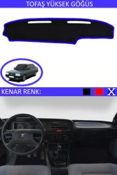 Tofaş Yüksek Göğüs Için Uygun Torpido Koruma Halısı Siyah Kenar Renk Mavi thumbnail 1