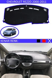 Chevrolet Rezzo 2000-2011 Için Uygun Torpido Koruma Halısı Siyah Kenar Renk Mavi thumbnail 1