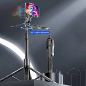 Torima L16 Çok Amaçlı Tripod Selfie Kumandalı 153 Cm Anroid İos Go Pro Uyumlu - 7