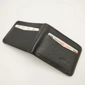 Yatay Model Mıknatıslı Erkek Kartlık Siyah Renk - 8